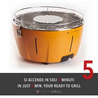 photo InstaGrill - Smokeless tabletop barbecue - Mango Orange 3